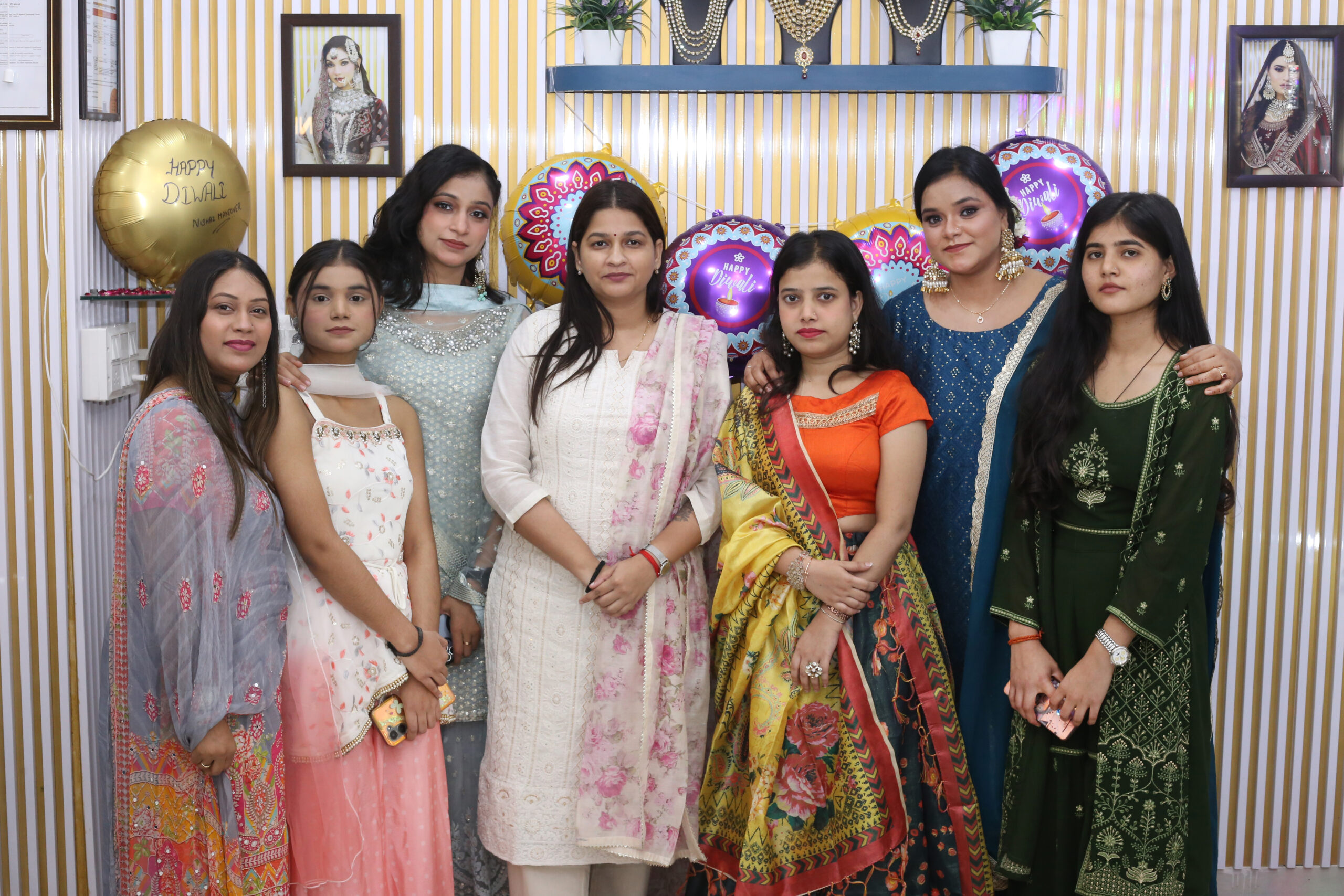 Diwali Festivities at Nishaz Makeover, Lucknow